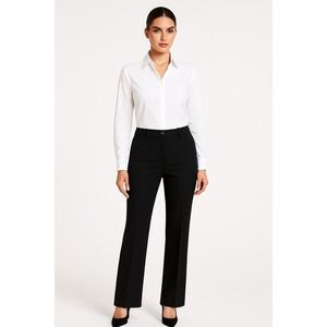 DOLCE & GABBANA Wool-Blend Black Straight leg Pants Size 2‎